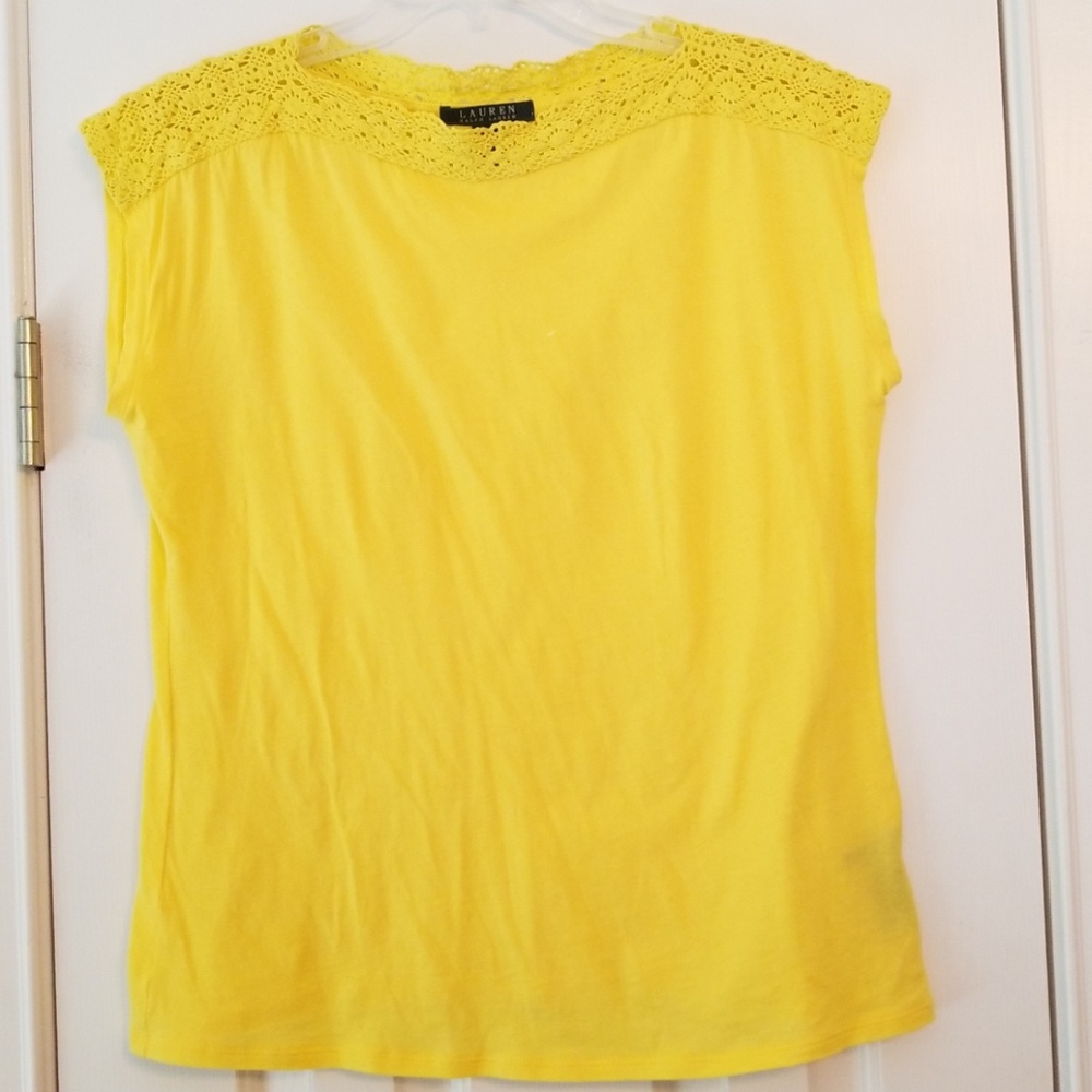 Lauren Ralph Lauren sleeveless top.